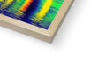 A computer drawing of a wave in a wood pan in front of a book cover.