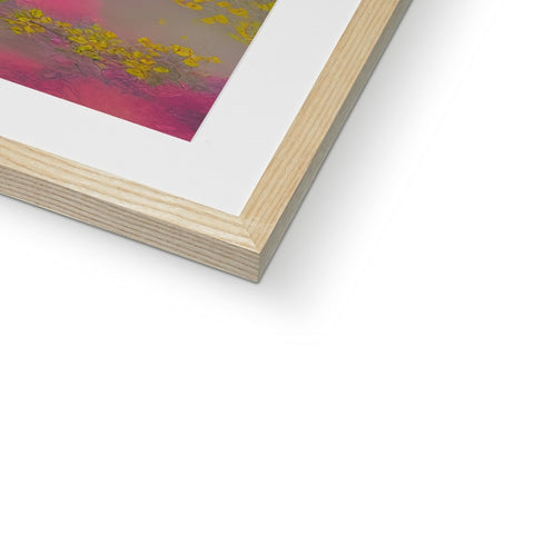 a picture of a wooden art print on a frame with a picture on the surface