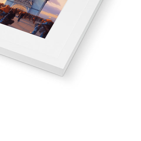 a soft cover photo of a picture frame with two pictures on it