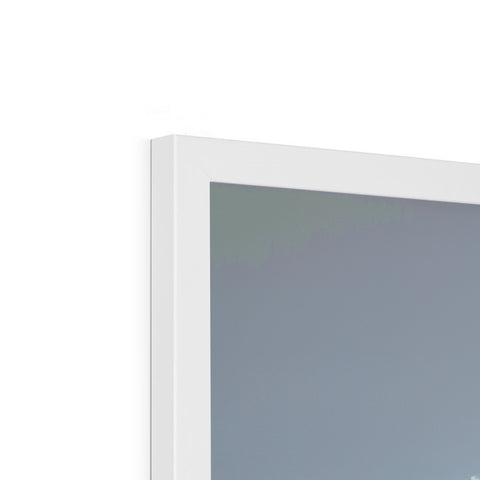 A white screen is shown using an  IMAC monitor.