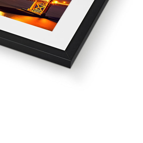 A photo of a large picture frame sitting on top of a wall