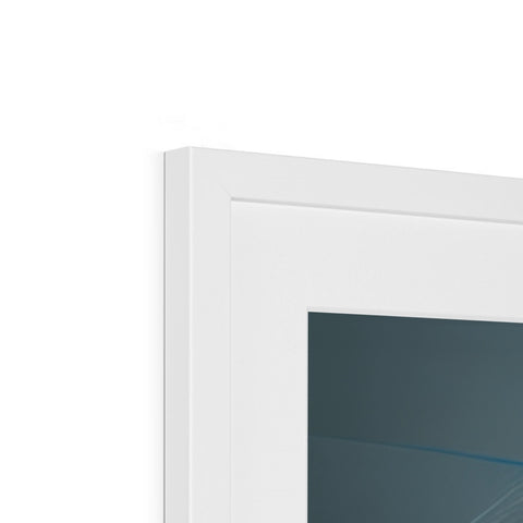 A window frame on top of a large display computer window with a white background behind it