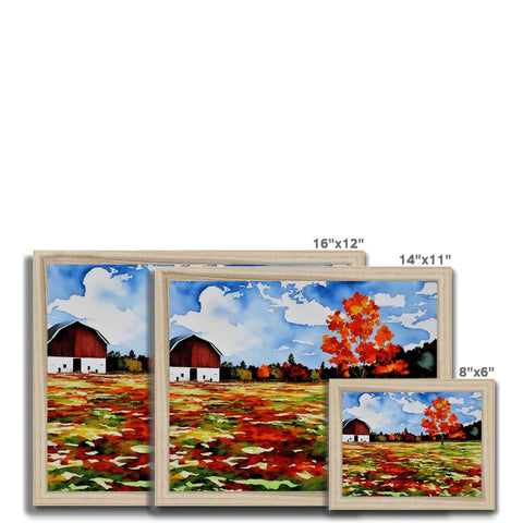 Large wooden picture frames with a large glass plate with a picture painting on it.