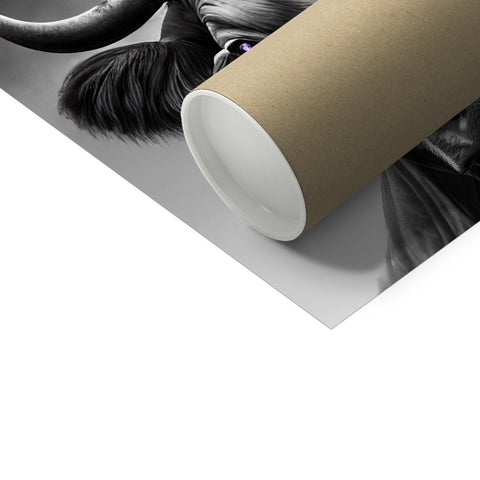 A rolled TP roller laying on a table behind a toilet on a black and white picture