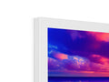 a photo of a picture frame with an imac on the edge of it