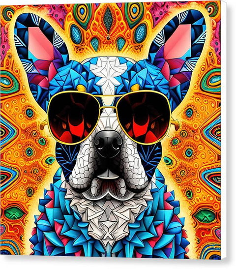 French Bulldog 18 - Colorful - Painting - Canvas Print