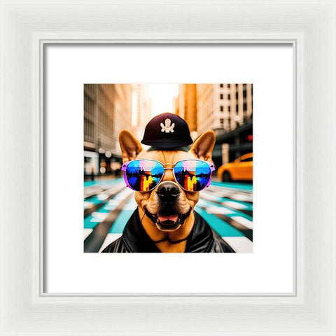French Bulldog 20 - Colorful - Photo - Framed Print