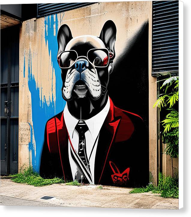 French bulldog cheap canvas prints