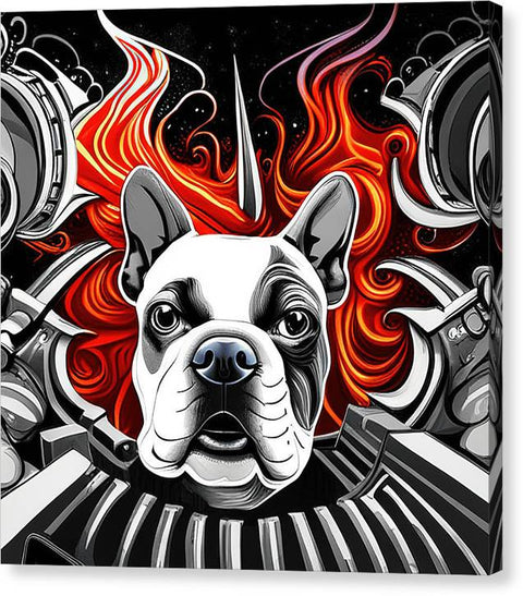 French Bulldog 33 - Painting - Canvas Print