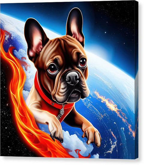 French Bulldog 37 - Painting - Canvas Print