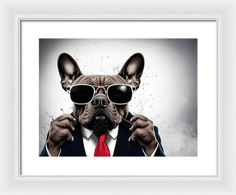 French Bulldog 39 - Photo - Framed Print
