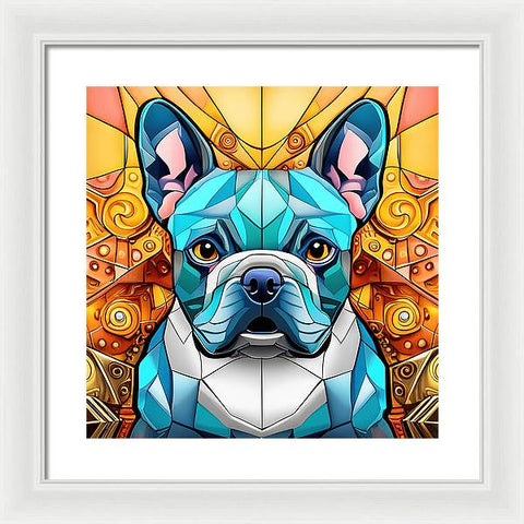 French Bulldog 41 - Colorful - Painting - Framed Print