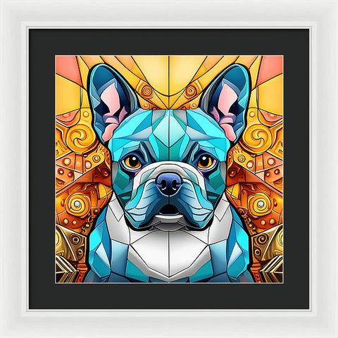 French Bulldog 41 - Colorful - Painting - Framed Print