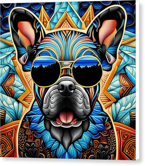 French Bulldog 43 - Painting - Colorful - Canvas Print