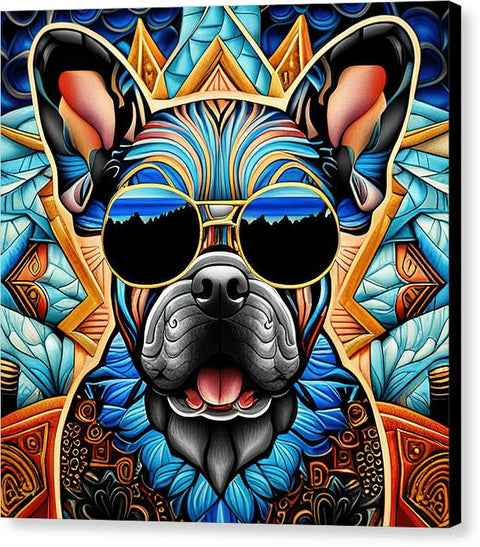 French Bulldog 43 - Painting - Colorful - Canvas Print