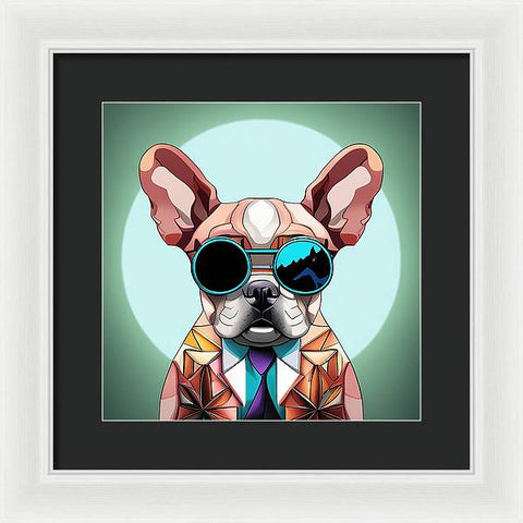 French Bulldog 5 - Painting - Framed Print