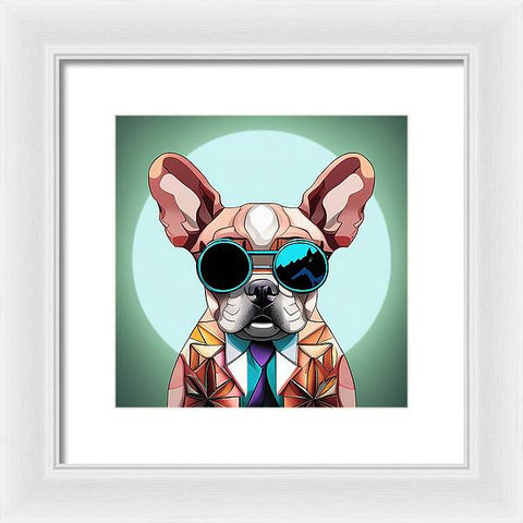 French Bulldog 5 - Painting - Framed Print