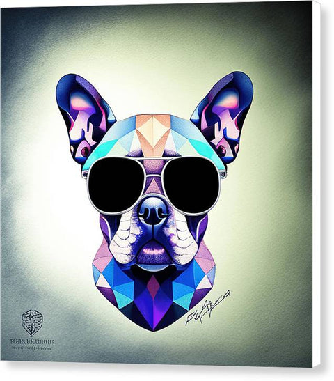 French Bulldog 51 - Painting - Colorful - Canvas Print