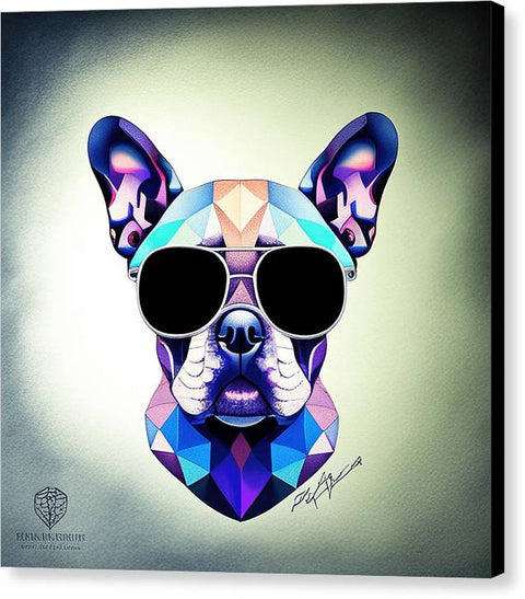 French Bulldog 51 - Painting - Colorful - Canvas Print