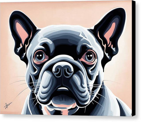 French Bulldog 53 - Painting - Canvas Print