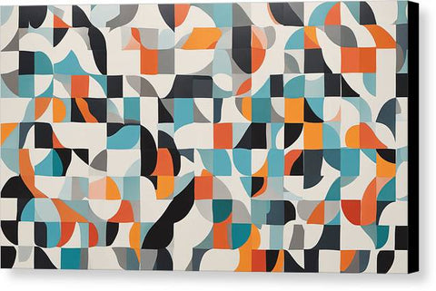 Geometric Abstract Art 0001 - Canvas Print