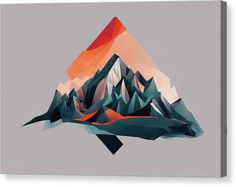 Geometric Abstract Art 0013 - Canvas Print