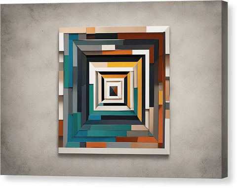 Geometric Abstract Art 0032 - Canvas Print