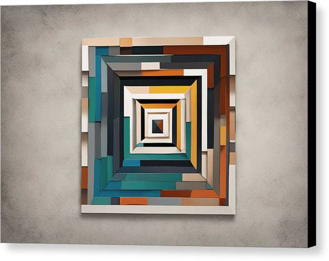 Geometric Abstract Art 0032 - Canvas Print
