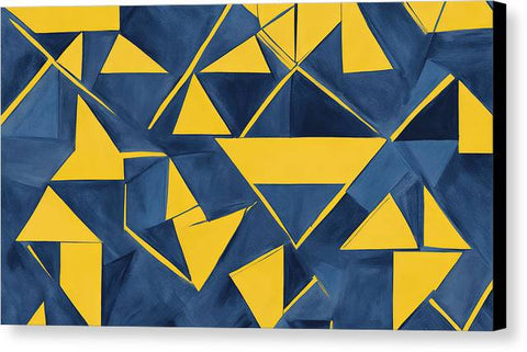 Geometric Abstract Art 0043 - Canvas Print
