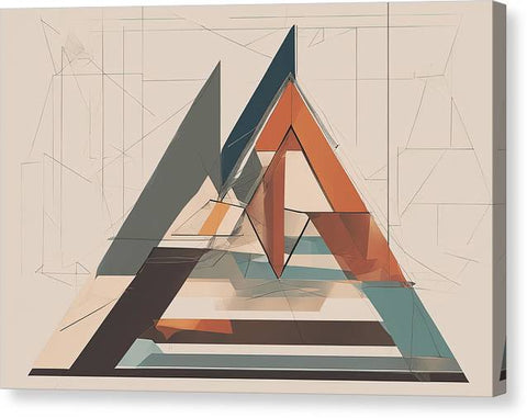 Geometric Abstract Art 0047 - Canvas Print
