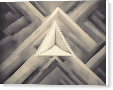 Geometric Abstract Art 0052 - Canvas Print