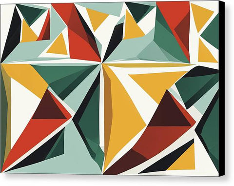 Geometric Abstract Art 0056 - Canvas Print