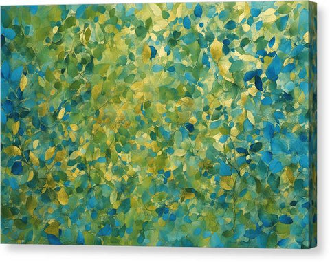 Green Abstract Art 0024 - Canvas Print
