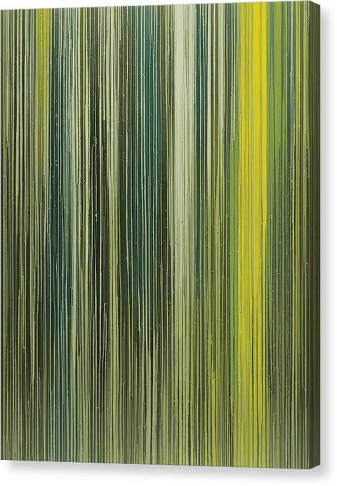 Green Abstract Art 0072 - Canvas Print