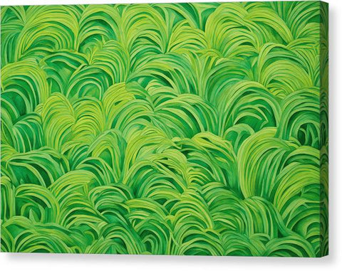 Green Abstract Art 0075 -