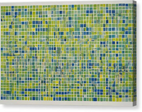 Green Abstract Art 0081 - Canvas Print