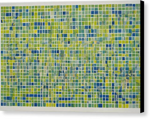 Green Abstract Art 0081 - Canvas Print