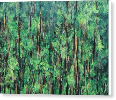 Forest of Green and Gold - Canvas Print