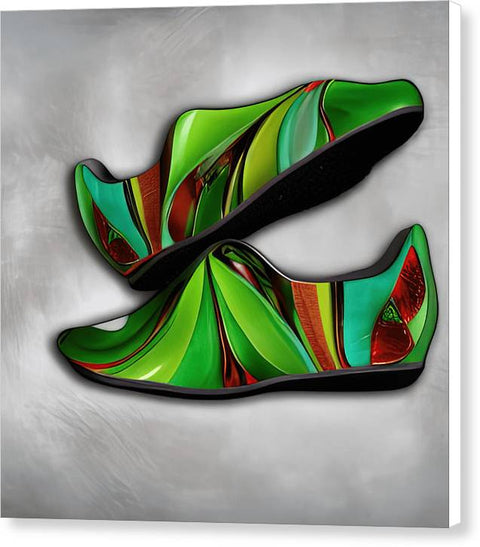 Dragon on a Shoe: An Abstract Tale - Canvas Print