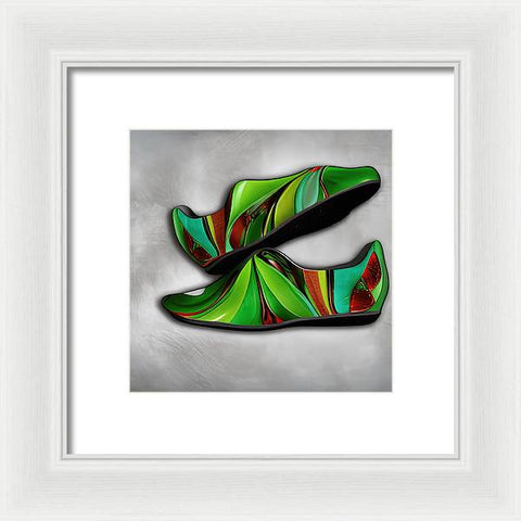 Dragon on a Shoe: An Abstract Tale - Framed Print