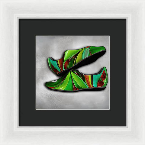 Dragon on a Shoe: An Abstract Tale - Framed Print