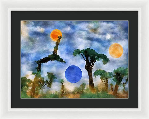 Celestial Nightscape - Framed Print