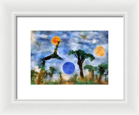 Celestial Nightscape - Framed Print