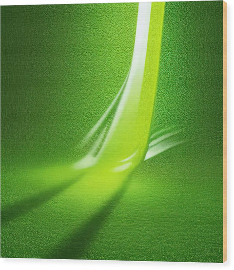 A white paper book covered with green paper with green background