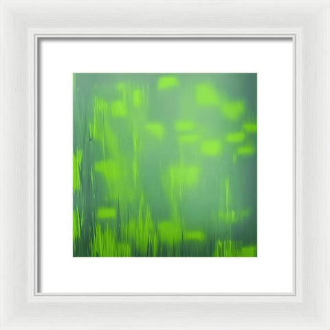 Forested Waterside Oasis - Framed Print