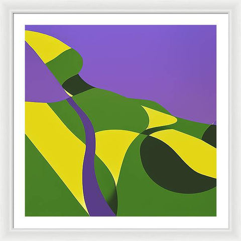 Green Mountain Views - Framed Print