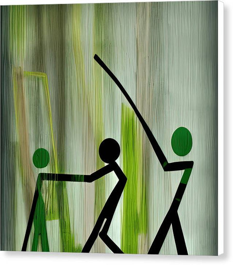 Commanded by the Green Arrows - Canvas Print