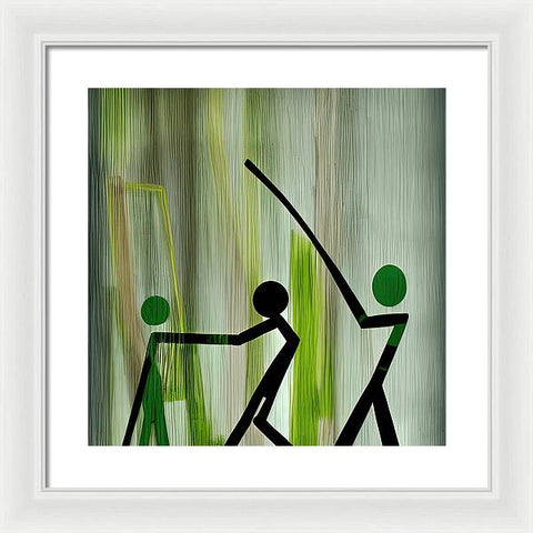 Commanded by the Green Arrows - Framed Print