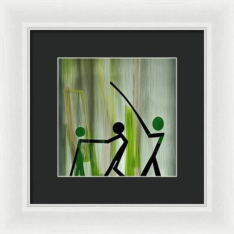 Commanded by the Green Arrows - Framed Print