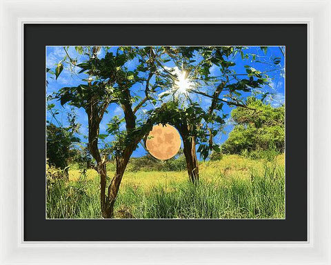 Moonlight and Meadows - Framed Print